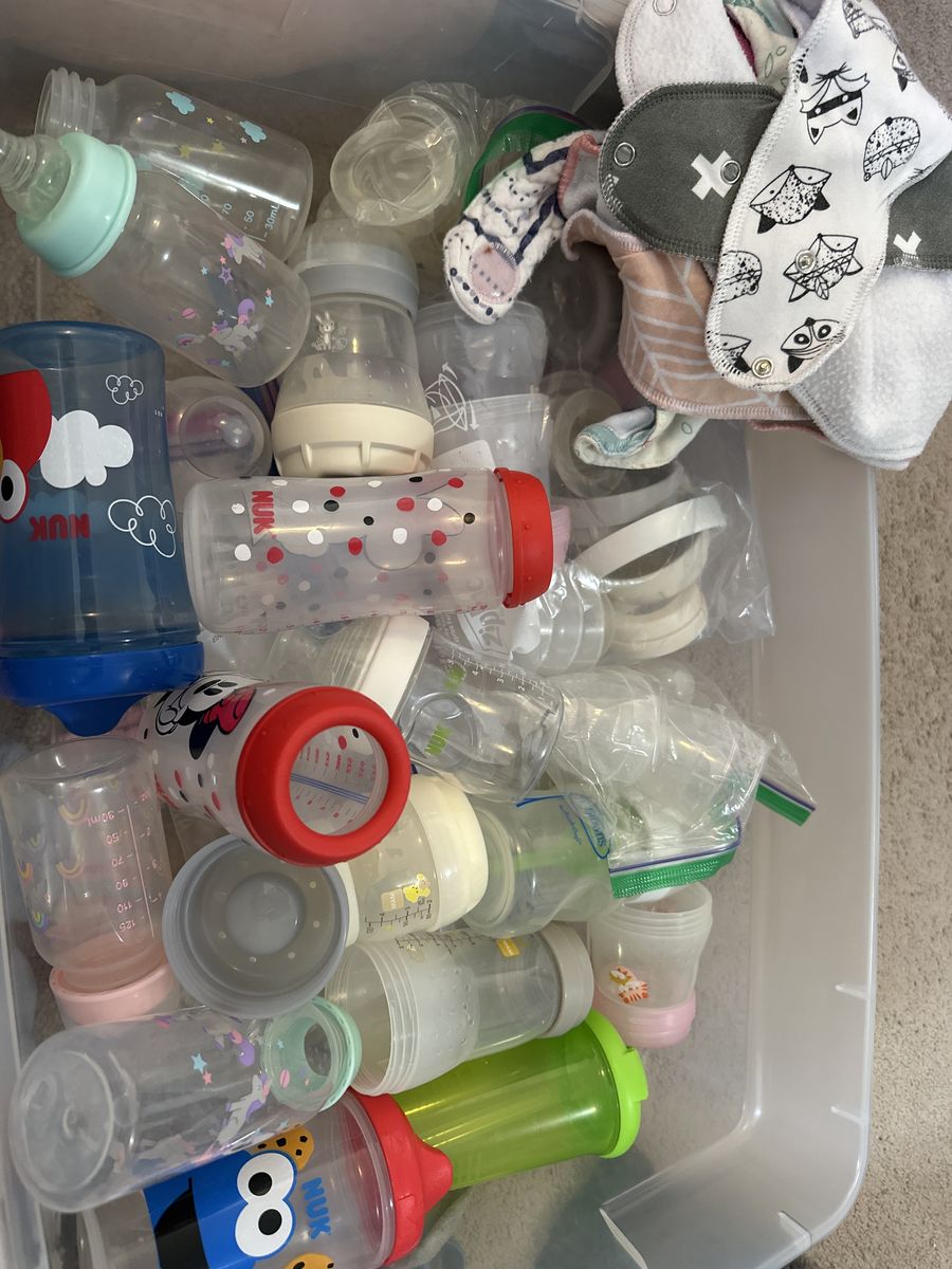 MAM and NUK Bottles, Pacifiers, Bibs And Baby Cups