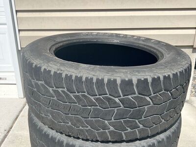 3-used Cooper 275/55R-20 Tires