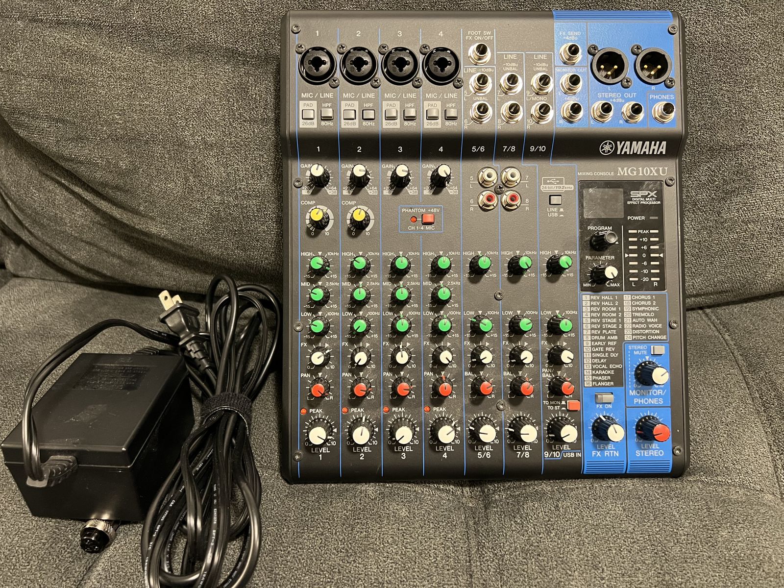Yamaha MG10XU 10-Channel Mixer with USB & Built-In Effects — $190 OBO