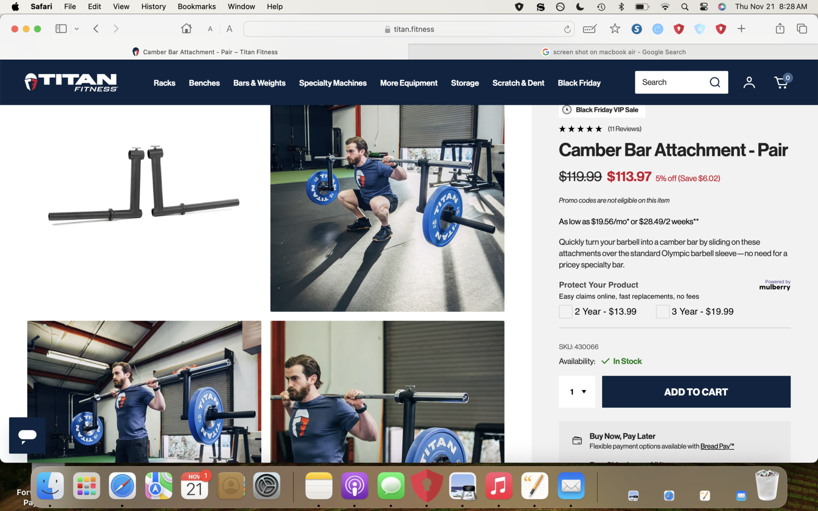 Titan Camber Bar attachment