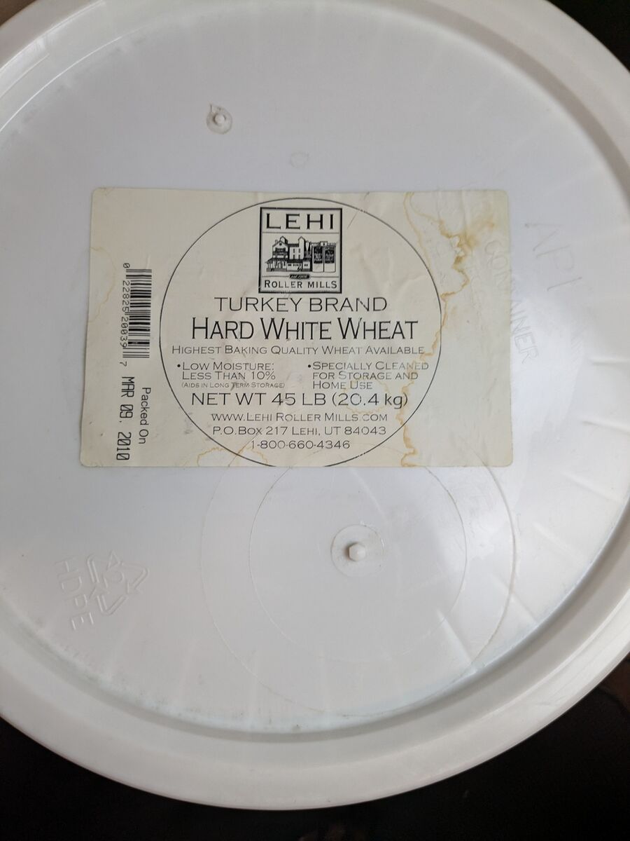 45lbs of Hard White Wheat for Food Storage