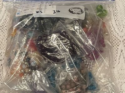 3 Lb Bag Of Beads Lot #5