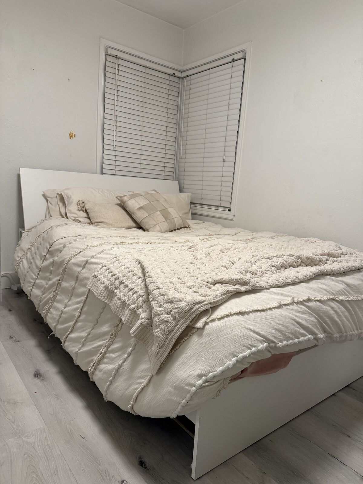 Queen Bed + Bed Frame