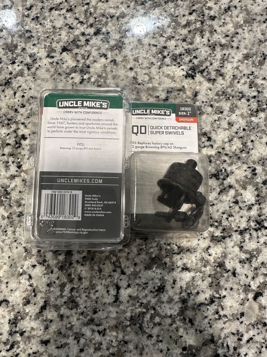Uncle Mike’s Quick swivels 12 gauge browning bps/a5 shotgun