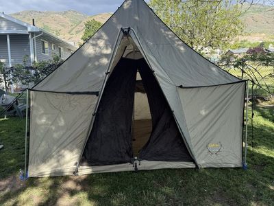 Cabela's Outfitter Tent - Large Canvas Wall Tent, Weather Resistant, Durable Camping Shelter