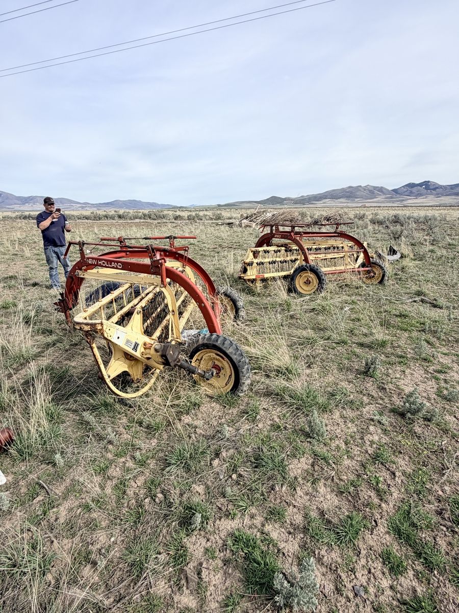 tractor attachment field rake