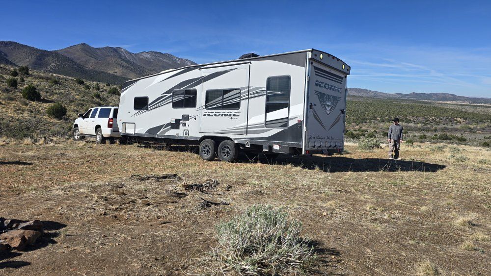 Iconic by Attitude 2021 Toy Hauler Travel Trailer - Great Condition