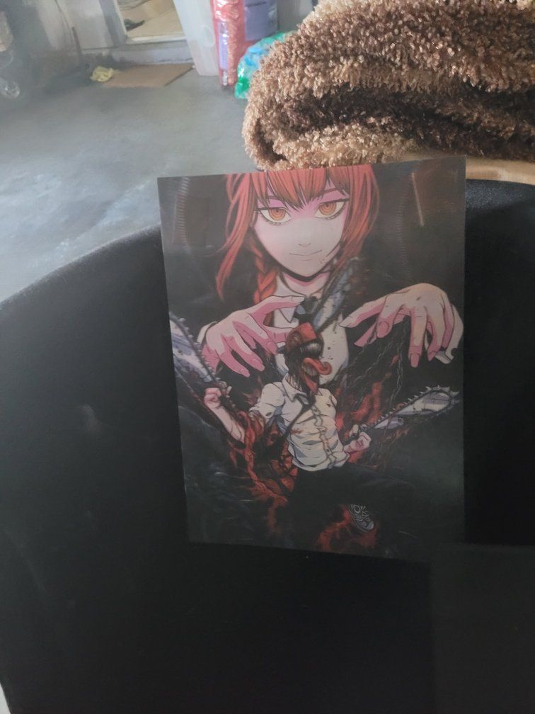 Chainsaw Man Anime Lenticular 3D Poster Print Set