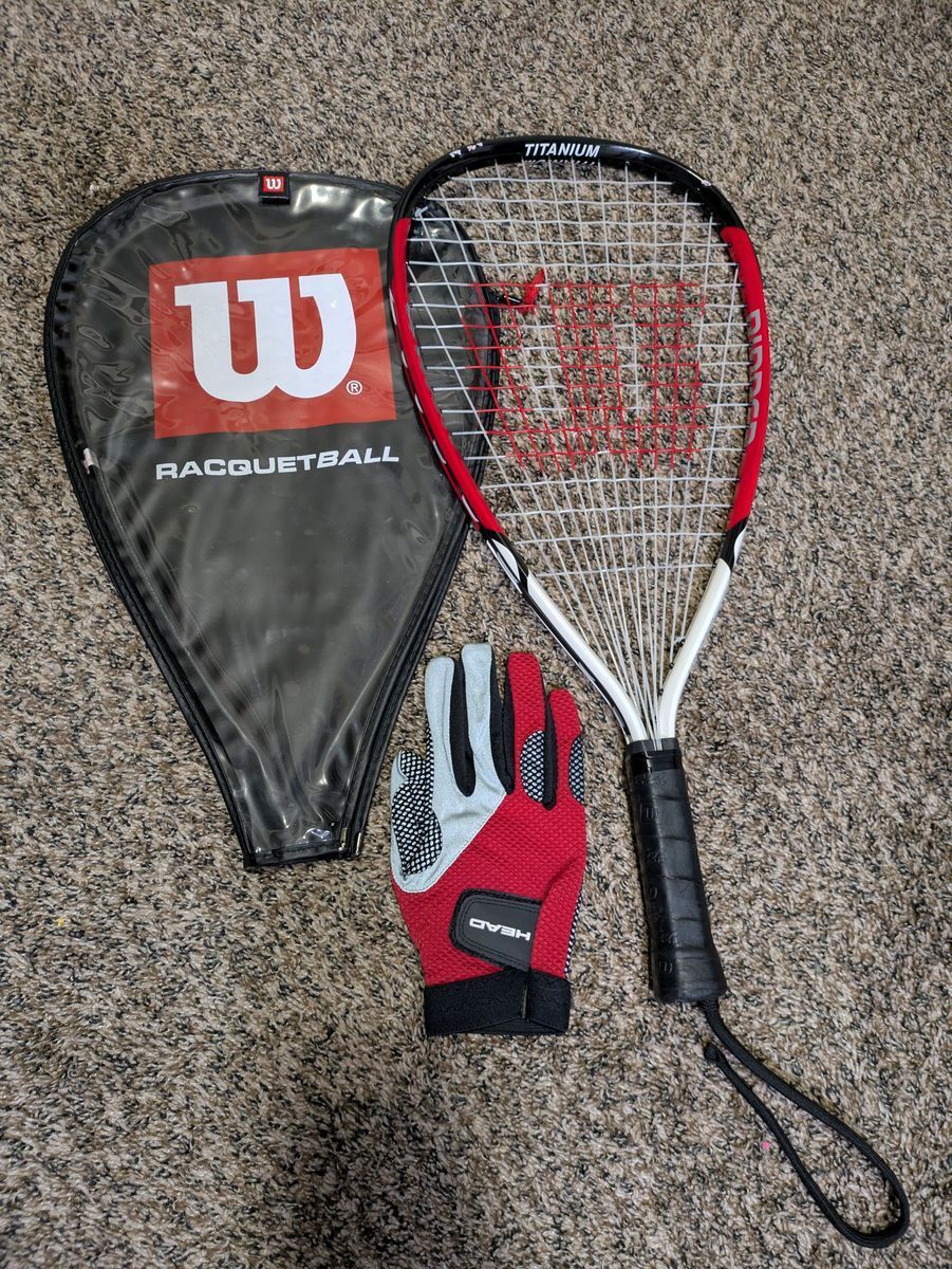 Wilson Titanium Racquetball Set
