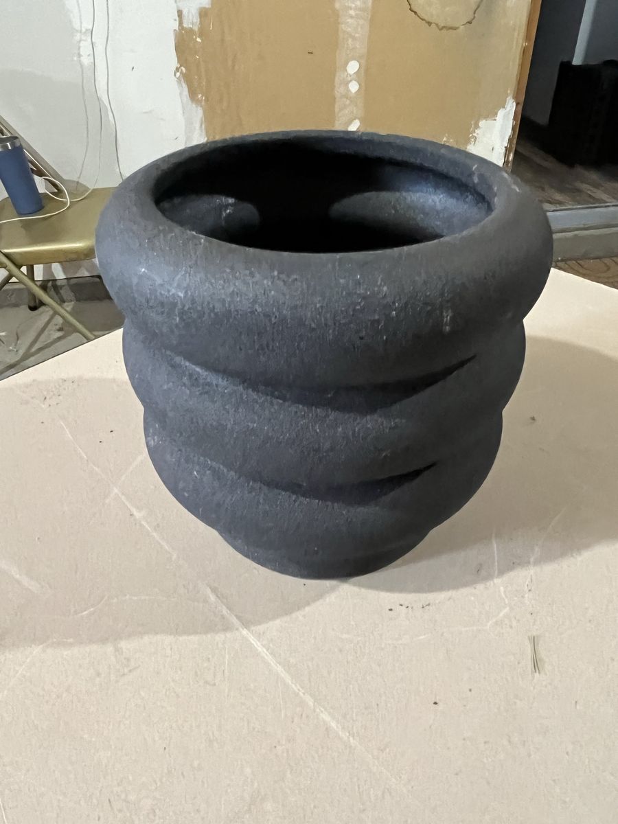 Flower Pot – Black 5 Inches