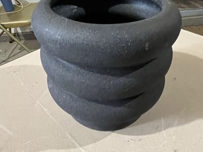 Flower Pot – Black 5 Inches