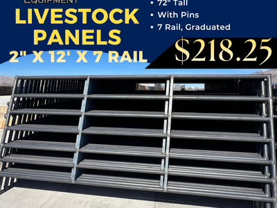 Livestock Panels 2"x12'x7 Rail
