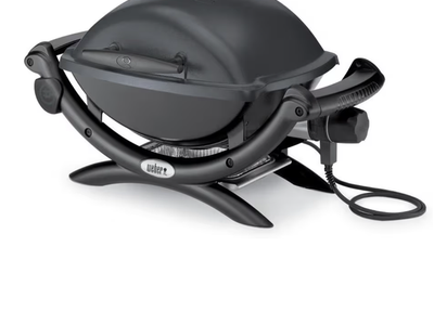 New Weber Q1400 Electric Grill, Gray
