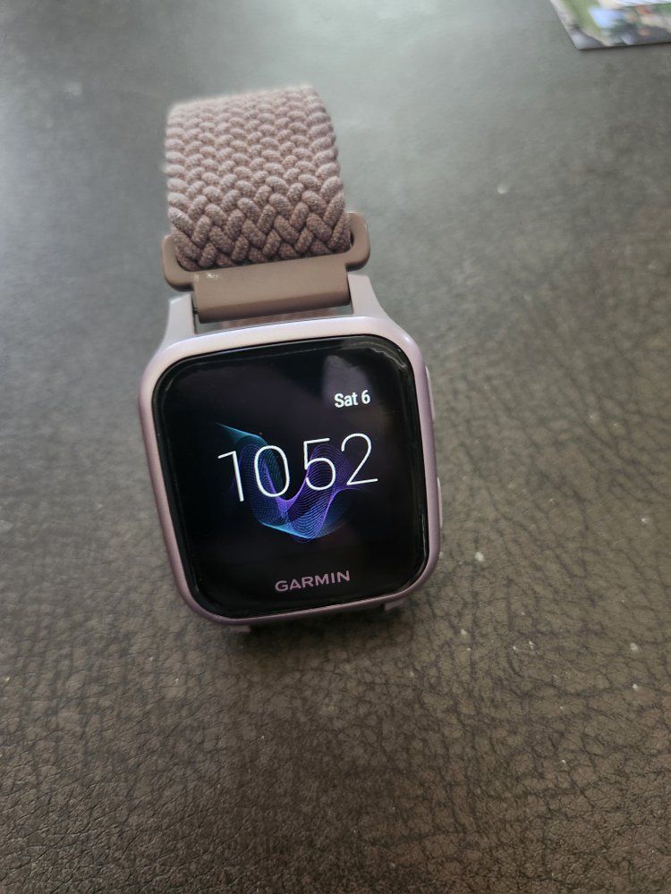 Garmin Venu Sq Smartwatch Lilac GPS Multi-GNSS Gorilla Glass + 2 Extra Bands
