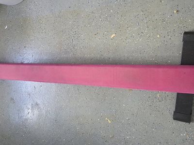 Gymnastics pink balance beam