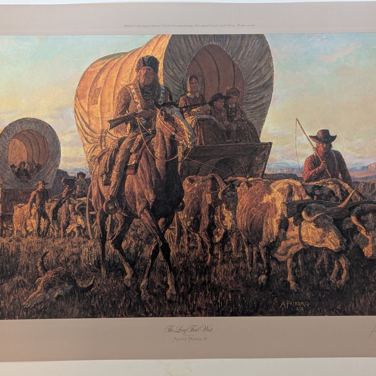Arnold Friberg Signed Limited Edition Print!!