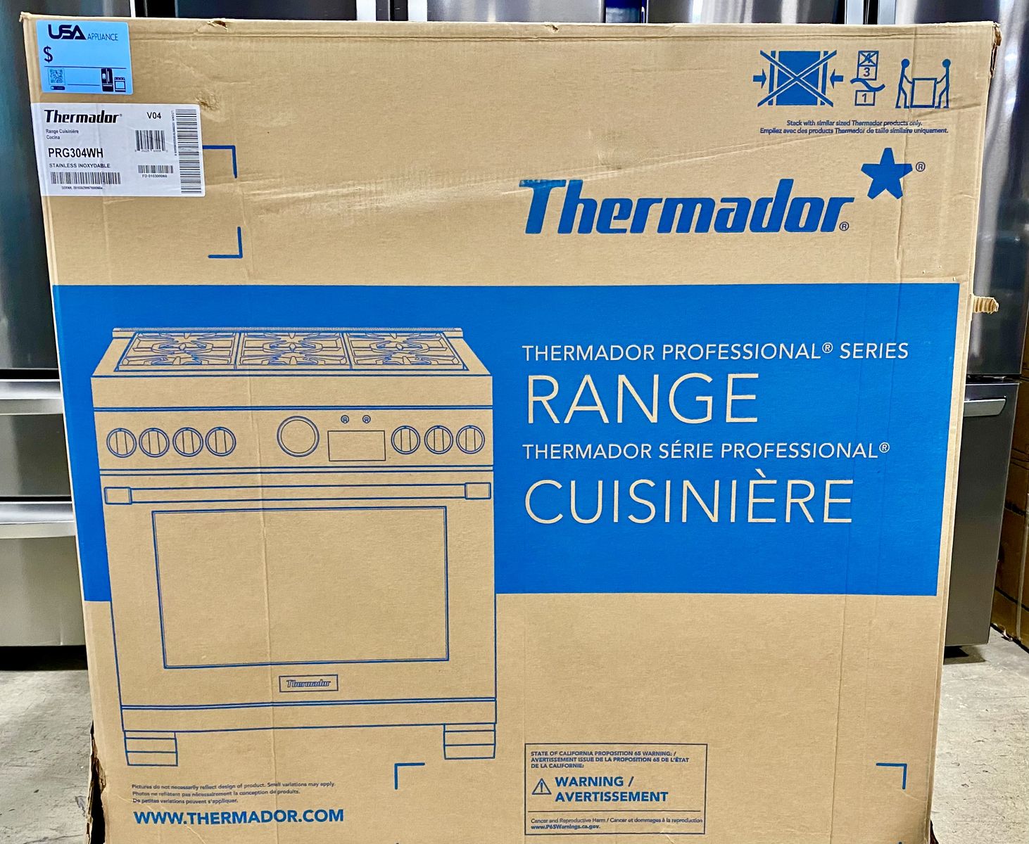 THERMADOR PRO HARMONY PRO FREESTANDING RANGE
