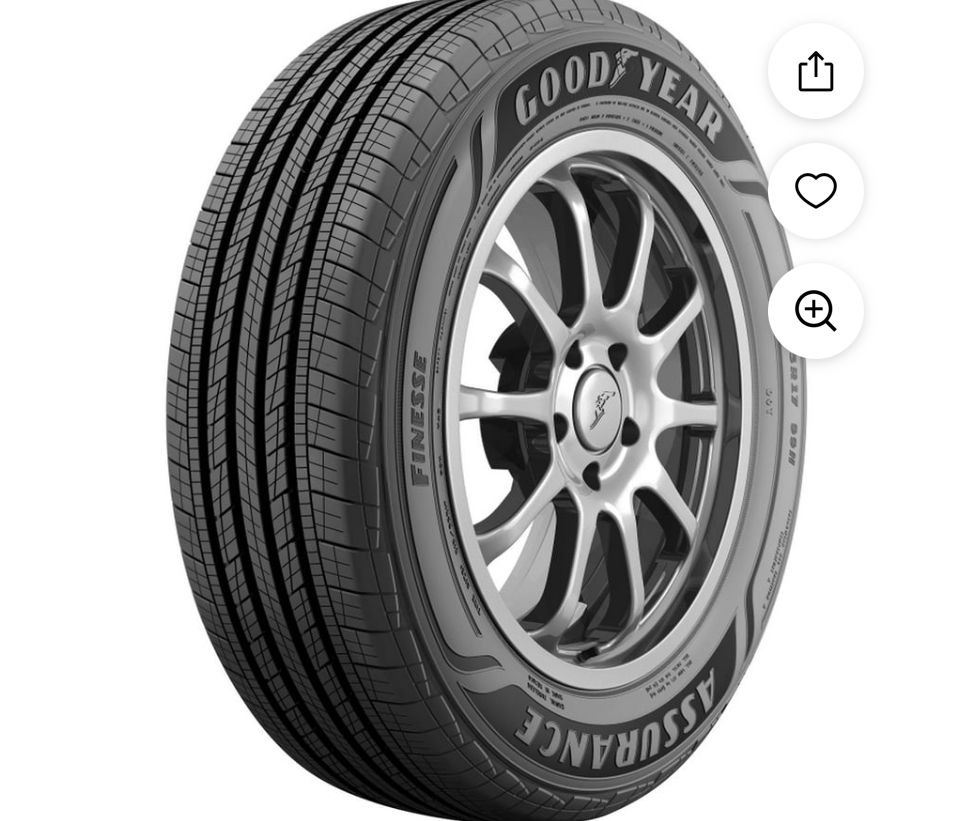 New 225/55R18 Goodyear Assurance Finesse Tire