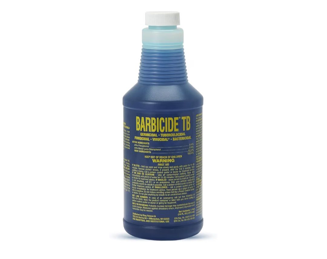 NEW Barbicide Tuberculocidal Disinfectant16 oz Bottle