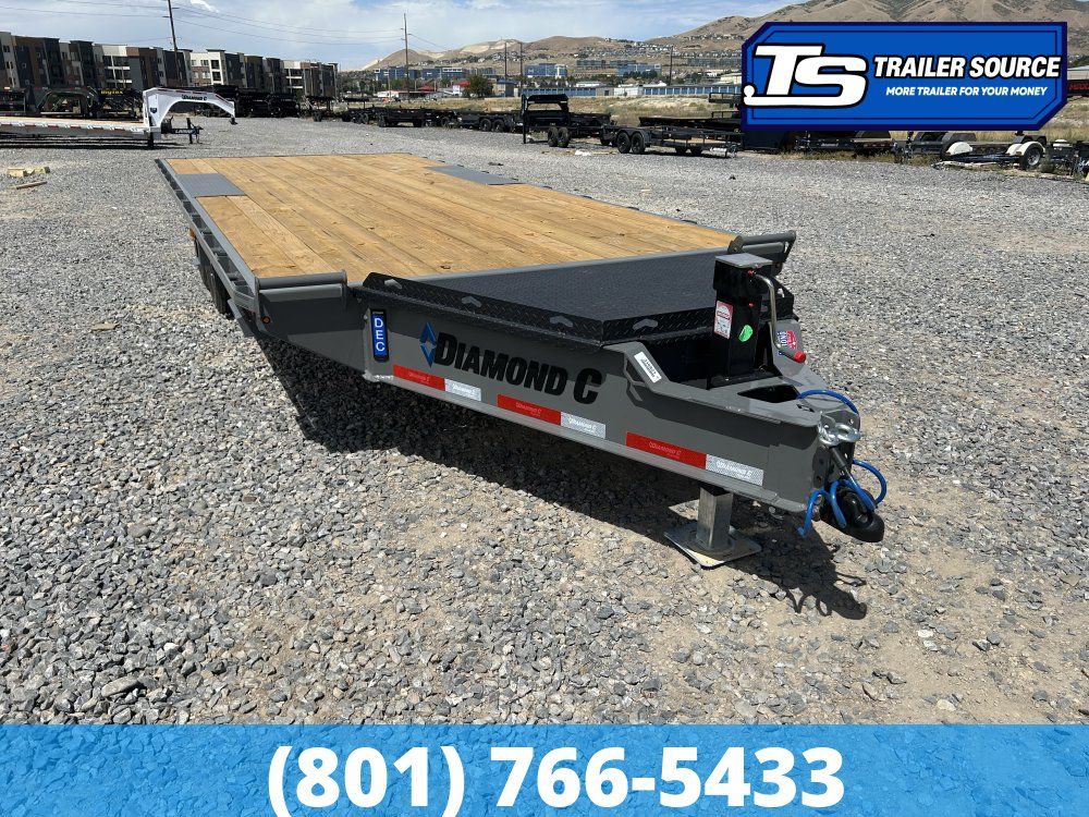 8.5x20 Diamond C DEC 207 Deckover Equipment Trailer - 15.5K GVWR -