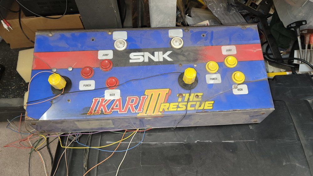 SNK Arcade Game Control Panel