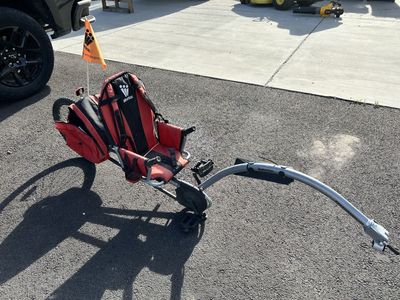 Weehoo pedal bike trailer