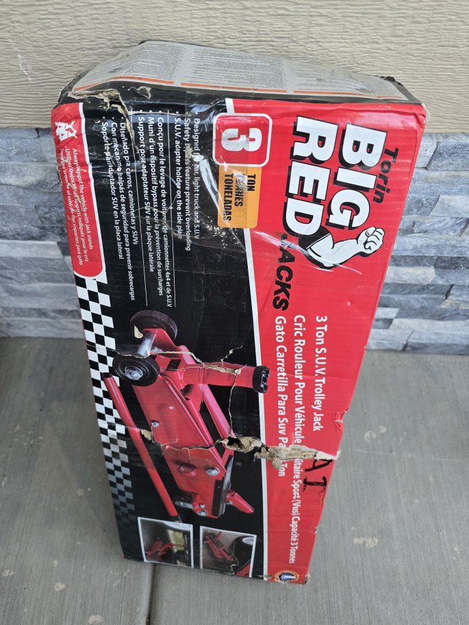 TORIN 3-TON CAPACITY BIG RED SUV FLOOR JACK