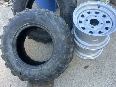 4wheeler Rims And used Tires