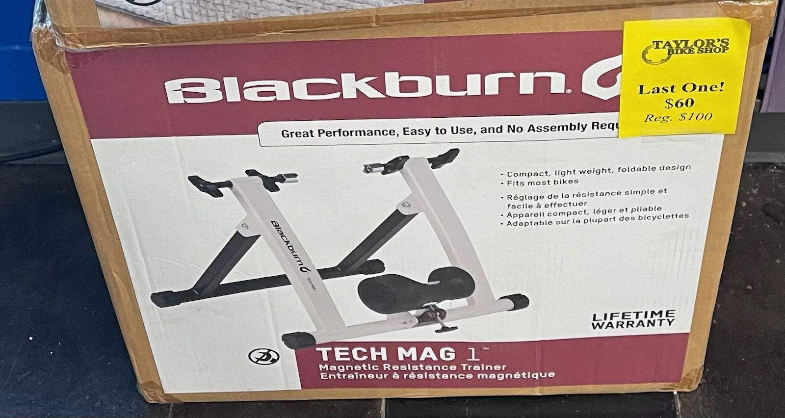 New Blackburn Tecmag 1 Indoor Bicycle Trainer