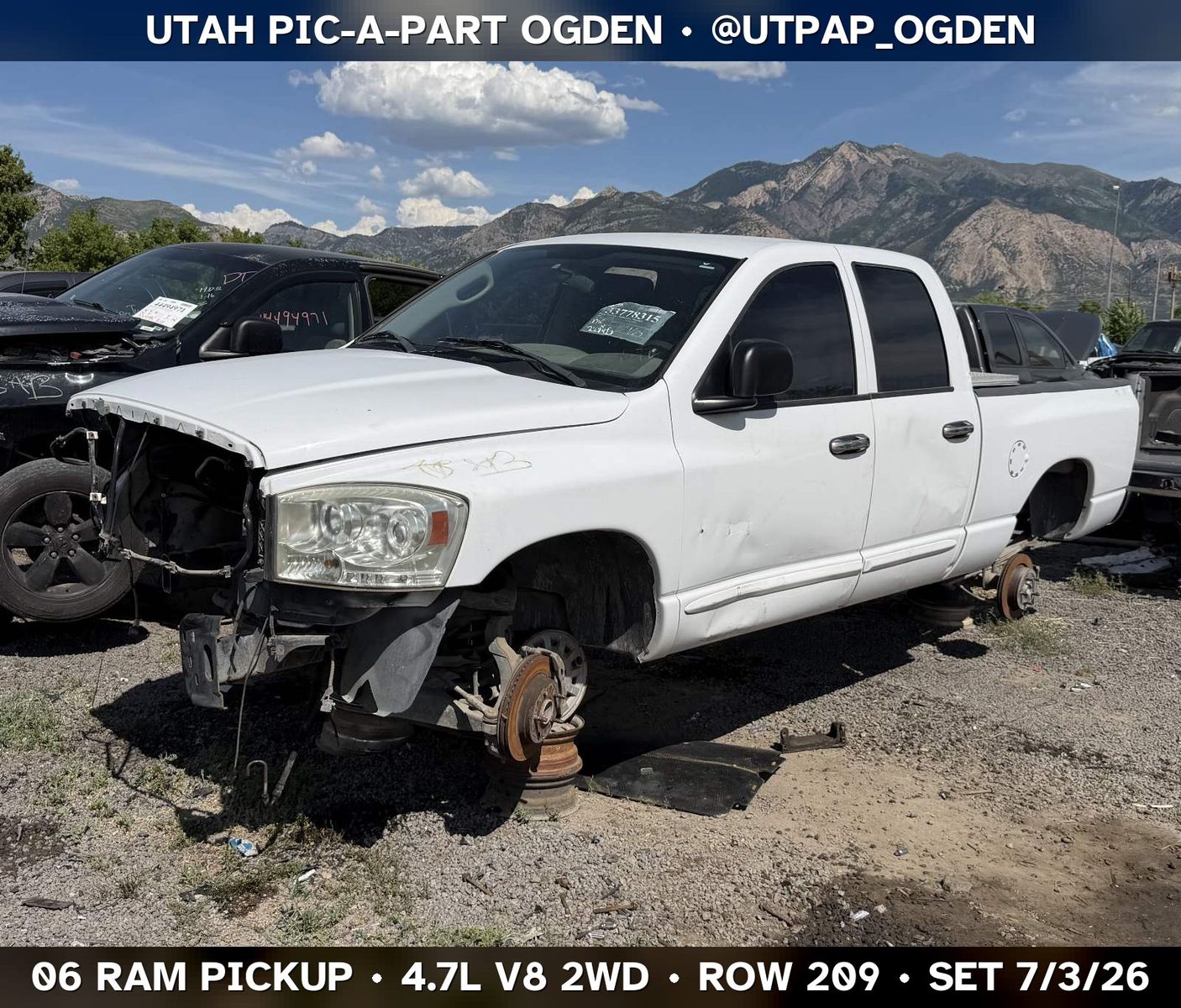 2006 Dodge Ram Pickup Parts - UTPAP Ogden