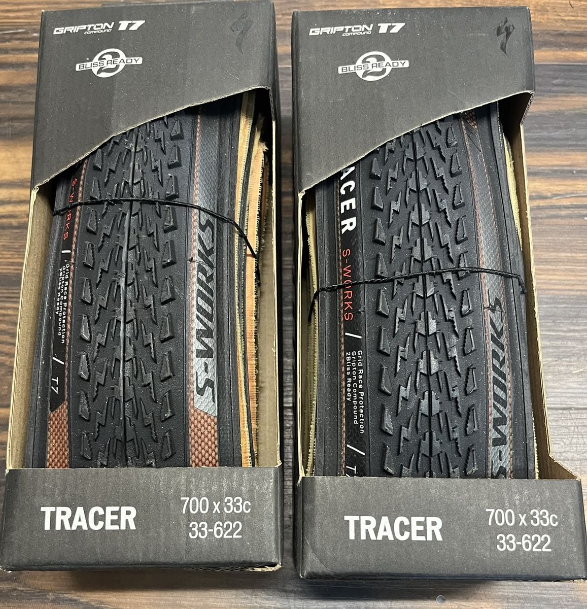 Specialized S-Works Tracer tubeless tires 700x33 new