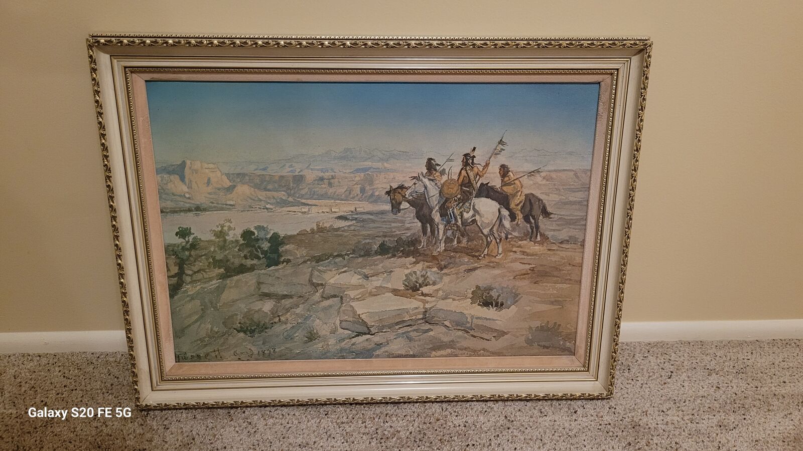 Vintage Frederic Remington Giclee PRINT