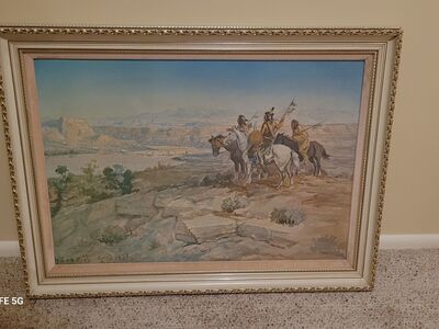 Vintage Frederic Remington Giclee PRINT