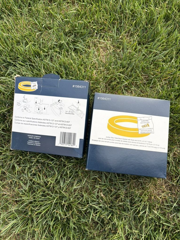 Kohler toilet wax ring