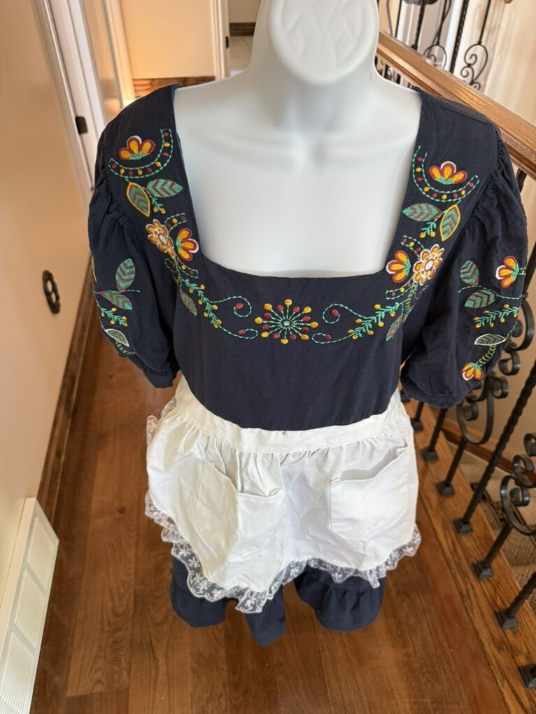 Adult Sized Dirndl Dress M Octoberfest