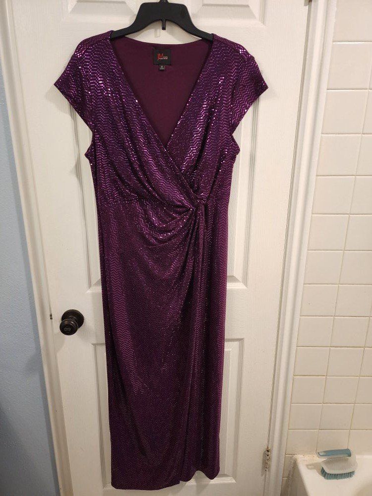 Sparkly Purple Dress Size 12 for Prom, Weddings, e