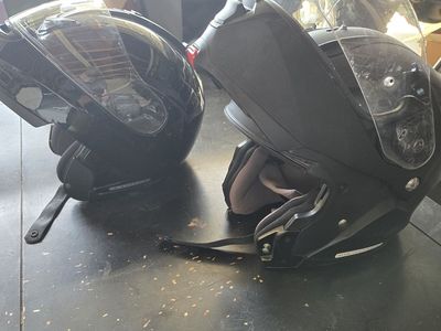 2 HJC helmets 50 each OBO