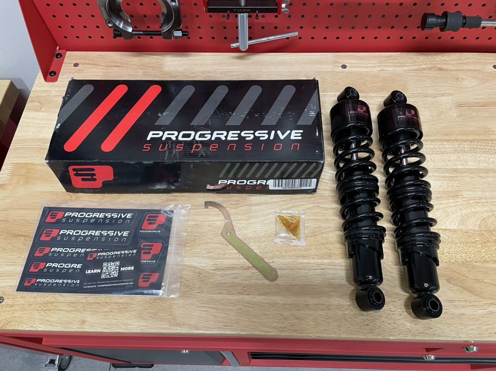 Progressive Suspension 412 14 HD Sportster Shocks