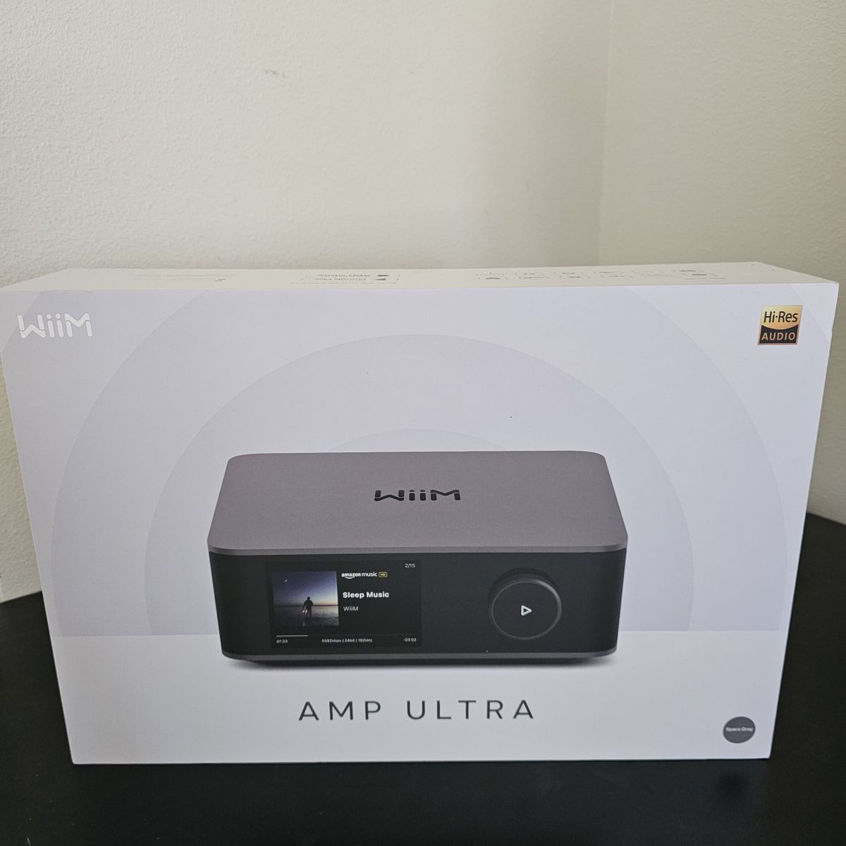 WiiM Amp Ultra Hi-Res Audio Streamer w/ Remote + Roomfit EQ & Touchscreen: Model/Sku AMP003 - Brand New Sealed