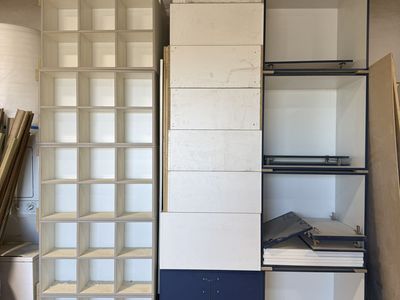 Used Modular Storage Cabinets and Shelving Units Set