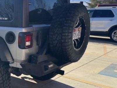 Rear Steel Bumper With Tire Carrier & LED Flood Lights (18-26 Jeep Wrangler JL)