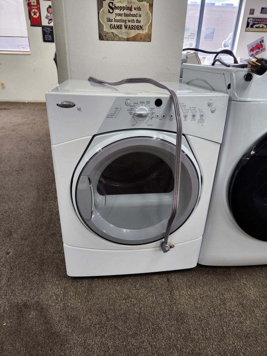 Whirlpool Duet Sport Electric Dryer White Front Load