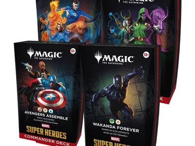 Magic the Gathering Marvel Super Heroes Commander Deck Case (All 4 Decks)