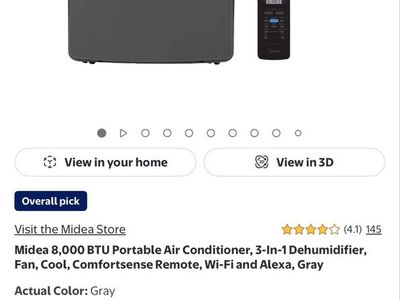 Midea 3 in 1 portable A/C Unit