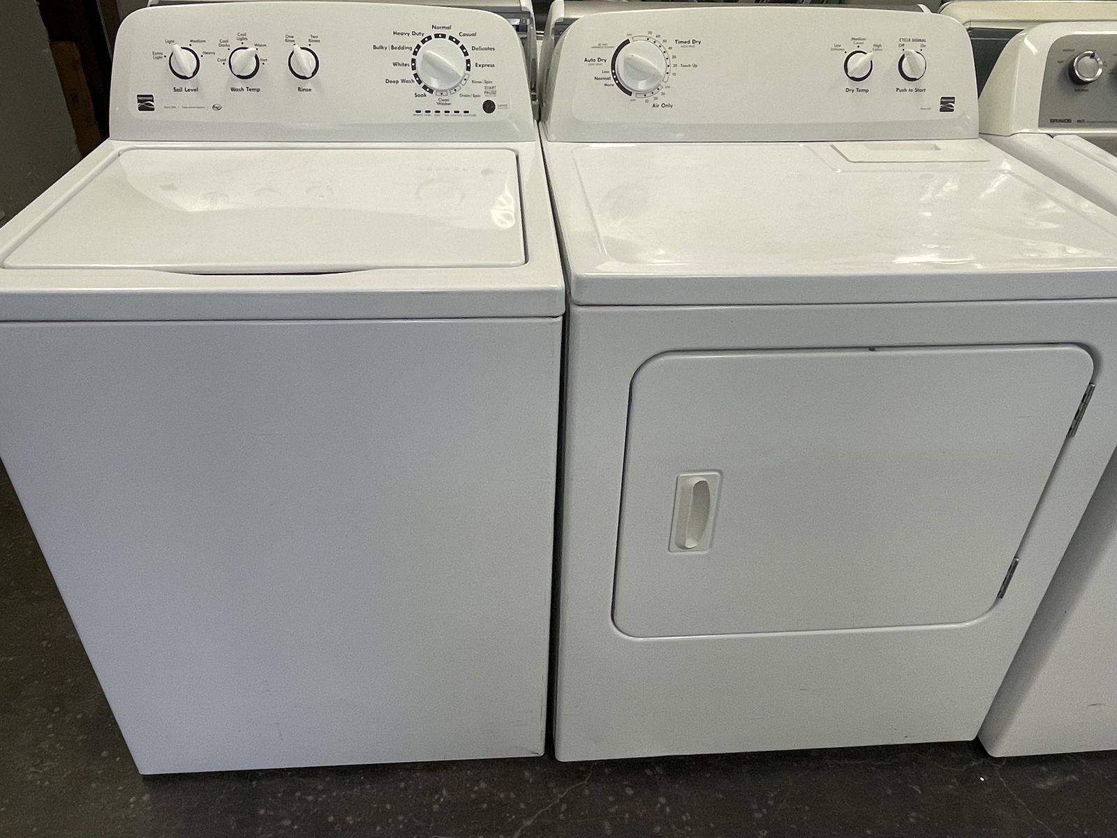Kenmore Washer and Dryer, Super Capacity, Working Great, With 30 Day Warranty!