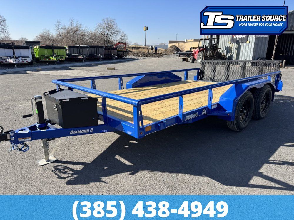 7x14 Diamond C GTU 235 Utility Trailer - 7K GVWR