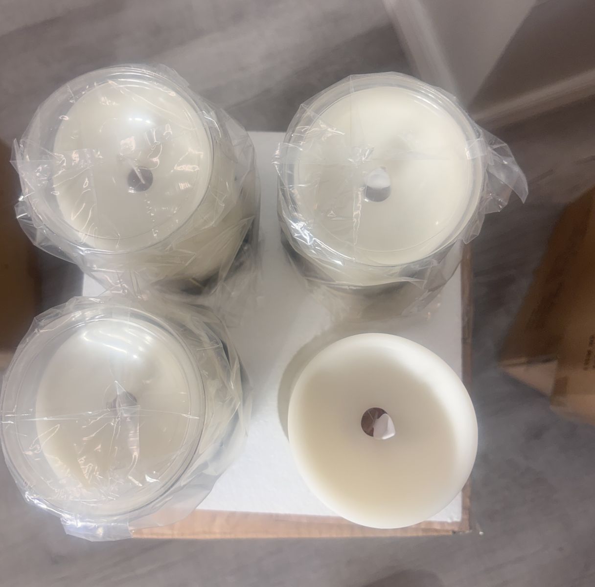 Veraflame LED Candles Case Of 24 6 Tall Ivory
