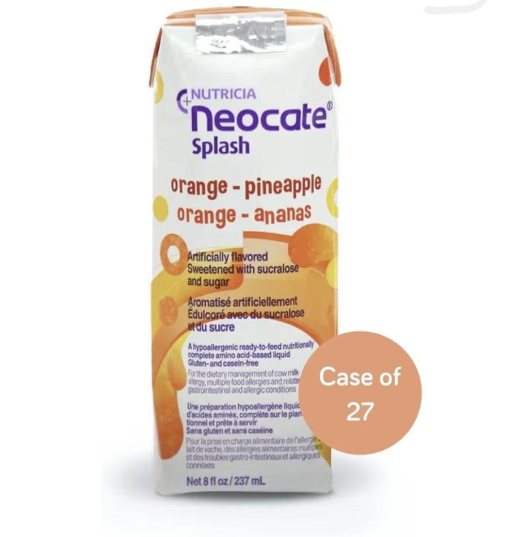Neocate Splash 27x8oz Case Drink 1+ Kids Formula