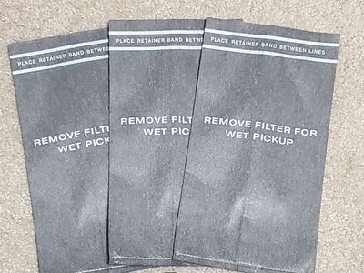 3x Replacement Filter Model 9-16949 916949 Craftsman 2-2.5 Gallon Wet/Dry Vac