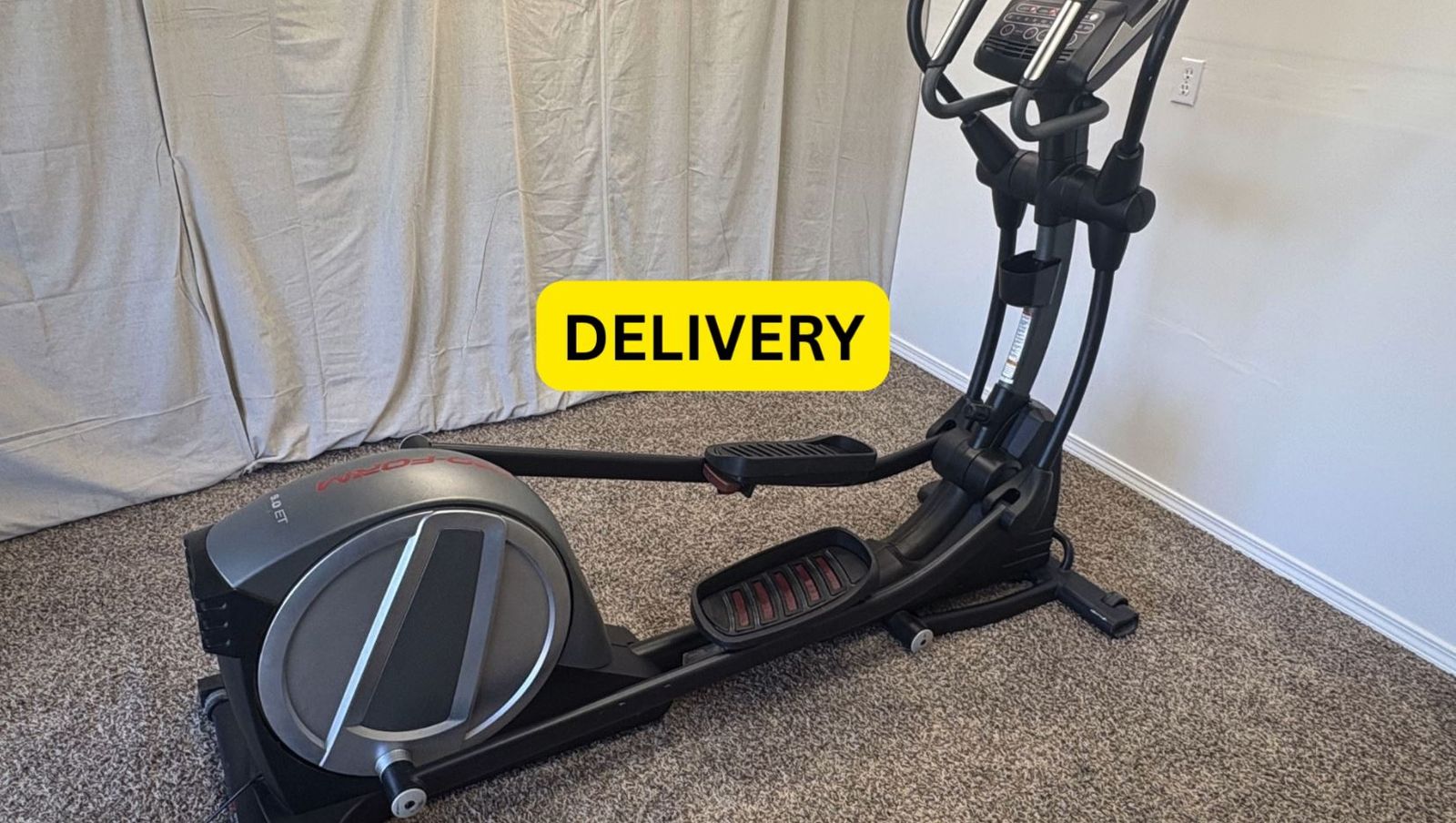 DELIVERY - DELIVERY ProForm 9.0 ET Elliptical Trainer - Excellent Condition!